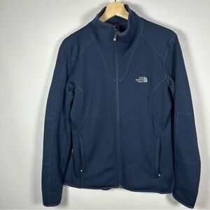 The north face full zip fleece sweatshirt